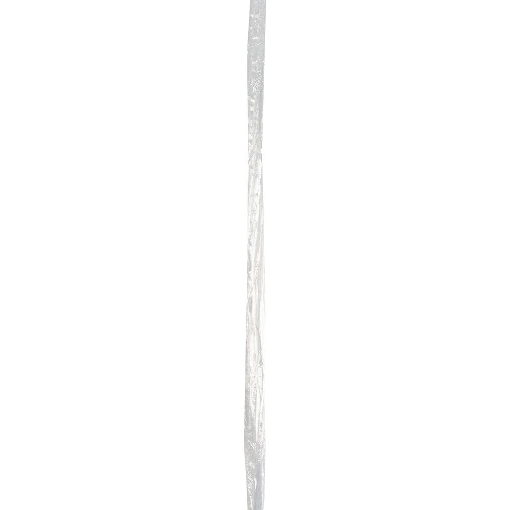 Premium - Pearl Finish Raffia Ribbon --- 1/4in x 100 yards --- White Color