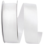 Load image into Gallery viewer, Double Face Satin Ribbon -- White Color --- Various Sizes
