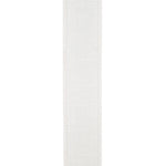 Load image into Gallery viewer, Close-up of the White Dupioni Supreme ribbon showcasing the slubbed faux silk weave and matching stitched wired edge for professional bow making.
