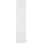 Load image into Gallery viewer, Close-up of the White Dupioni Supreme ribbon showcasing the slubbed faux silk weave and matching stitched wired edge for professional bow making.
