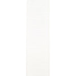 Load image into Gallery viewer, Reverse close-up of the Florist Basics White Dupioni ribbon displaying its durable woven polyester construction and reinforced wired edge.
