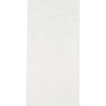 Load image into Gallery viewer, Close-up of the 4-inch White Dupioni ribbon emphasizing its luxurious faux silk slub texture and sturdy stitched wired edges.
