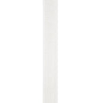 Load image into Gallery viewer, Close-up front view of the Florist Basics White Dupioni wired ribbon showing its elegant faux silk slub texture and color-matched stitched wired edges.
