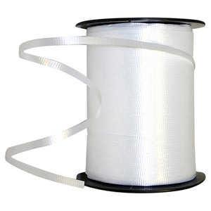 Curling Ribbon --- 3/16 in x 500 yards --- White Color