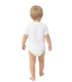 Load image into Gallery viewer, Baby Fine Jersey T-shirt - 100% Cotton - White
