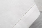 Load image into Gallery viewer, Classic Hemstitch Tablecloths --- 100% Linen, White Color --- Various Sizes
