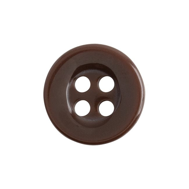 Work Shirt Buttons -- Size: 20L / 12.5mm -- Dark Brown Color