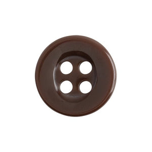 Work Shirt Buttons -- Size: 20L / 12.5mm -- Dark Brown Color