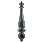 Load image into Gallery viewer, 14&quot; -- Wrought Iron Matte-- Finial Drop Ornament (Pack of 2) by Vickerman®
