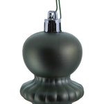 Load image into Gallery viewer, 14&quot; -- Wrought Iron Matte-- Finial Drop Ornament (Pack of 2) by Vickerman®
