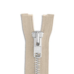 Load image into Gallery viewer, One Way -- YKK® #10 --- Aluminum Jacket Zipper -- Various Sizes
