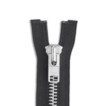 Load image into Gallery viewer, One Way -- YKK® #10 --- Aluminum Jacket Zipper -- Various Sizes
