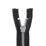 Load image into Gallery viewer, One Way -- YKK® #10 --- Aluminum Jacket Zipper -- Various Sizes
