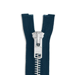 Load image into Gallery viewer, One Way -- YKK® #10 --- Aluminum Jacket Zipper -- Various Sizes
