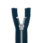 Load image into Gallery viewer, One Way -- YKK® #10 --- Aluminum Jacket Zipper -- Various Sizes
