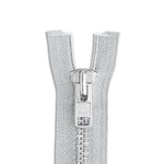 Load image into Gallery viewer, One Way -- YKK® #10 --- Aluminum Jacket Zipper -- Various Sizes
