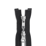 Load image into Gallery viewer, Two Way -- YKK® #5 --- Aluminum Jacket Zipper -- Various Sizes
