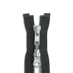 Load image into Gallery viewer, Two Way -- YKK® #5 --- Aluminum Jacket Zipper -- Various Sizes
