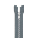 Load image into Gallery viewer, One Way -- YKK® #3 --- Aluminum Jacket Zipper -- Various Sizes
