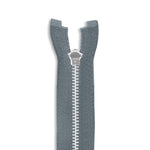 Load image into Gallery viewer, One Way -- YKK® #3 --- Aluminum Jacket Zipper -- Various Sizes
