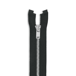 One Way -- YKK® #3 --- Aluminum Jacket Zipper -- Various Sizes