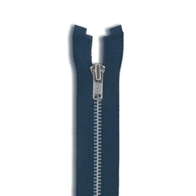 One Way -- YKK® #3 --- Aluminum Jacket Zipper -- Various Sizes