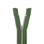 Load image into Gallery viewer, One Way -- YKK® #5 --- Aluminum Jacket Zipper -- Various Sizes --- Part 1
