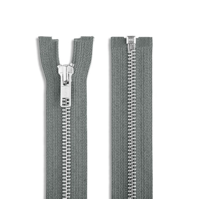 One Way -- YKK® #5 --- Aluminum Jacket Zipper -- Various Sizes --- Part 1