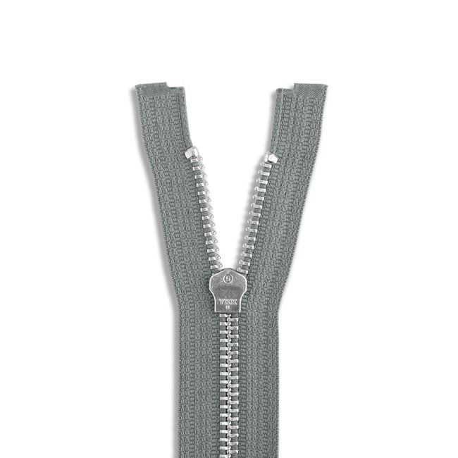 One Way -- YKK® #5 --- Aluminum Jacket Zipper -- Various Sizes --- Part 1