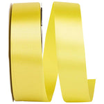 Load image into Gallery viewer, Florist Basics -- Acetate / Satin Supreme Cooler Ribbon -- Yellow Color --- Various Sizes

