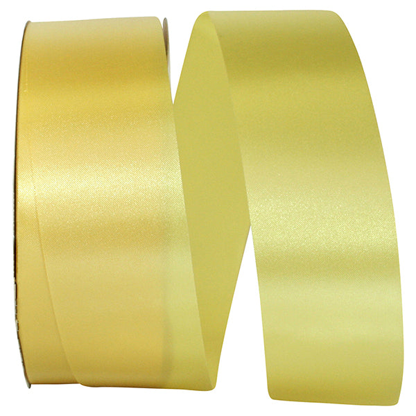 Florist Basics -- Acetate / Satin Supreme Cooler Ribbon -- Yellow Colo ...