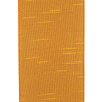 Load image into Gallery viewer, Close-up of the 4-inch Yellow Gold Dupioni ribbon emphasizing its luxurious faux silk slub texture and sturdy stitched wired edges.
