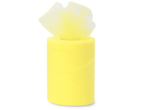 Premium Tulle Rolls - Various Sizes -- Yellow Lemon Color