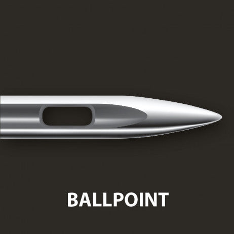 KLASSÉ® Ball Point Sewing Machine Needles — 6 Pack — Assorted Sizes 70/10, 80/12 & 90/14