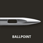 Load image into Gallery viewer, KLASSÉ® Ball Point Sewing Machine Needles — 6 Pack — Assorted Sizes 70/10, 80/12 &amp; 90/14
