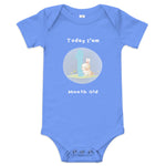 Load image into Gallery viewer, Today, I am 1-Month Old --- Baby Short Sleeve Onesie / Bodysuit, Various Colors
