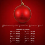 Load image into Gallery viewer, Red --- Matte Finish - Ball Ornament -- Various Sizes by Vickerman®
