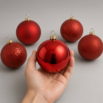 Load image into Gallery viewer, Red --- Ball Ornaments Set --- Assorted Finishes -- Various Sizes by Vickerman®
