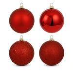 Load image into Gallery viewer, Red --- Ball Ornaments Set --- Assorted Finishes -- Various Sizes by Vickerman®
