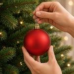 Load image into Gallery viewer, Red --- Matte Finish - Ball Ornament -- Various Sizes by Vickerman®
