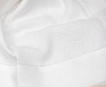 Load image into Gallery viewer, Classic Hemstitch Tablecloths --- 100% Linen, White Color --- Various Sizes
