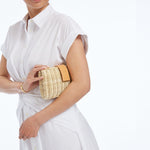 Load image into Gallery viewer, Wicker Clutch - Natural
