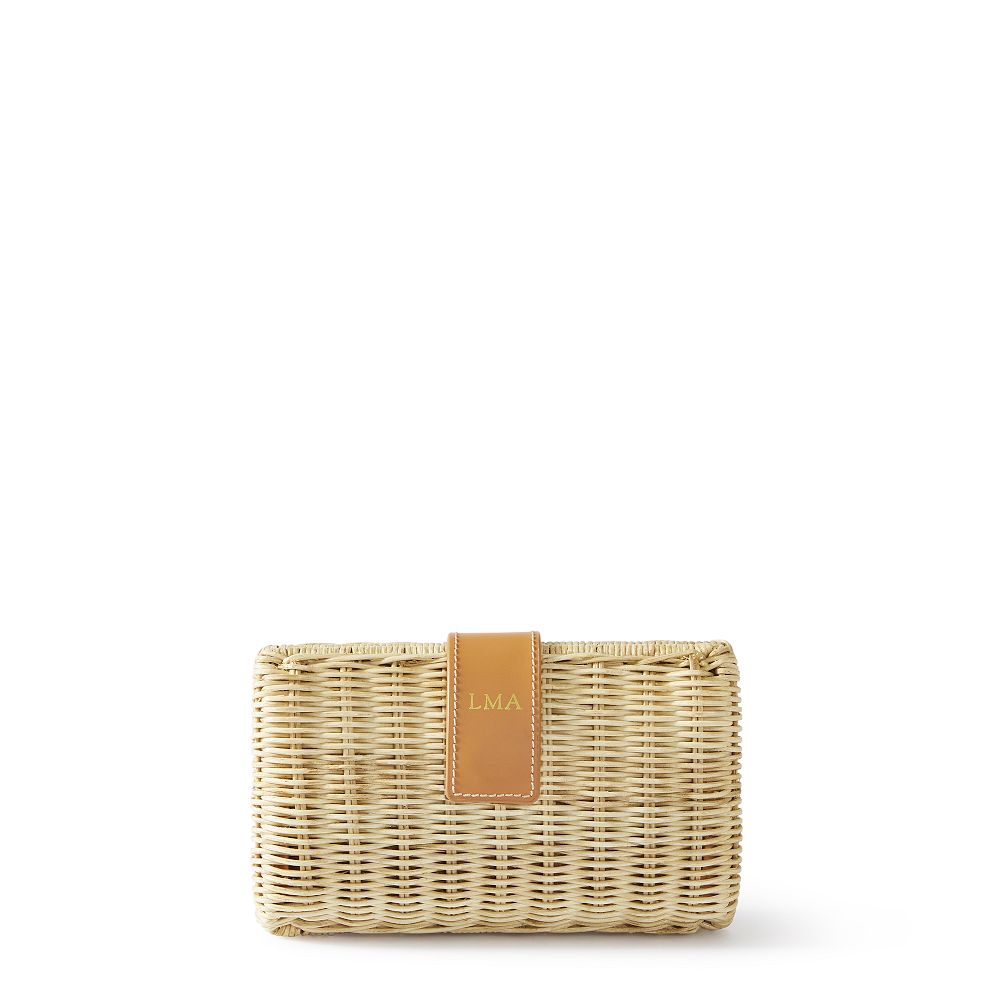 Wicker Clutch - Natural