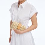 Load image into Gallery viewer, Wicker Clutch - Natural
