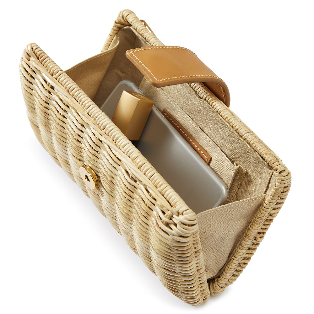 Wicker Clutch - Natural