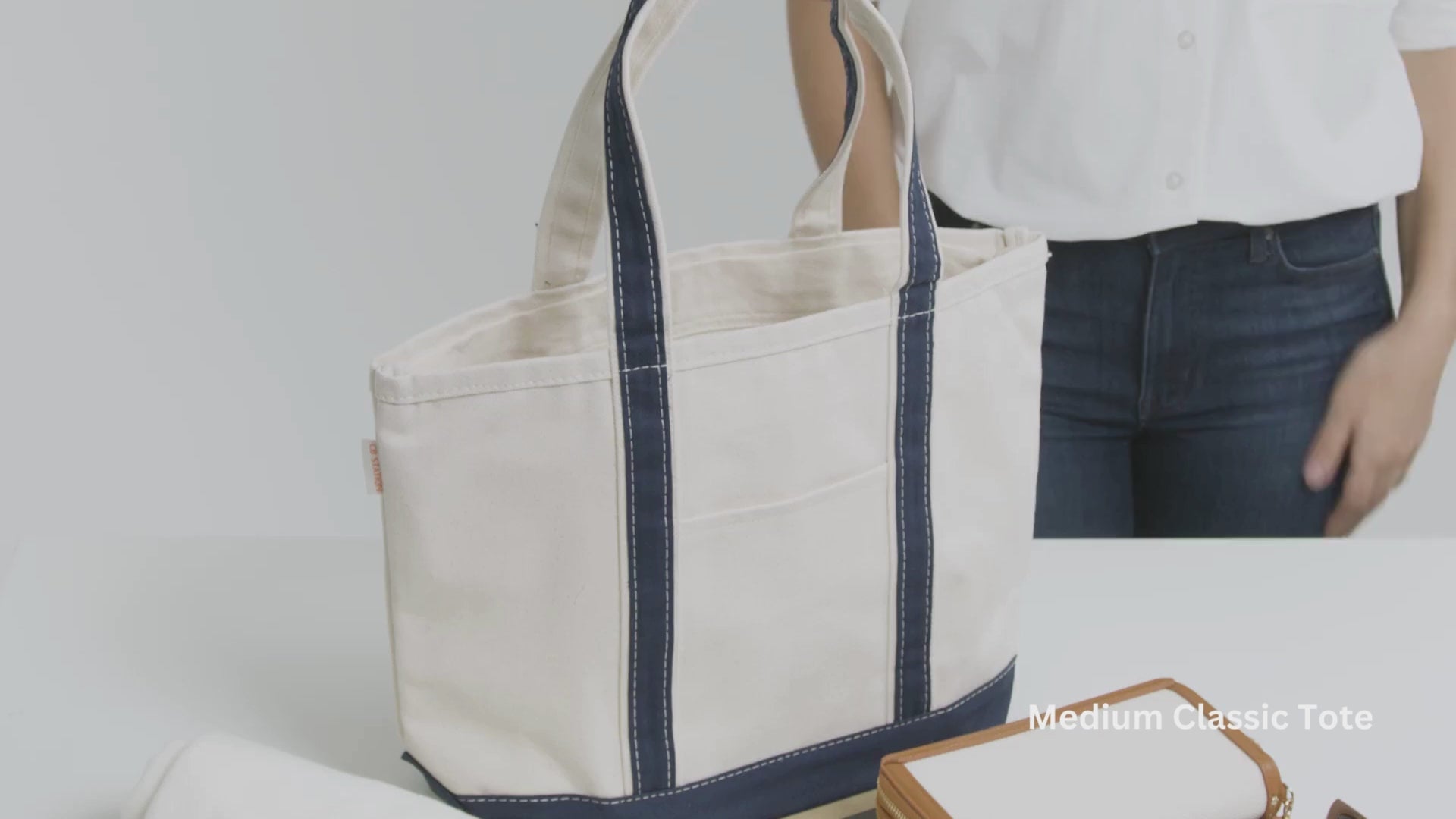 Classic Tote – Various Sizes – Navy