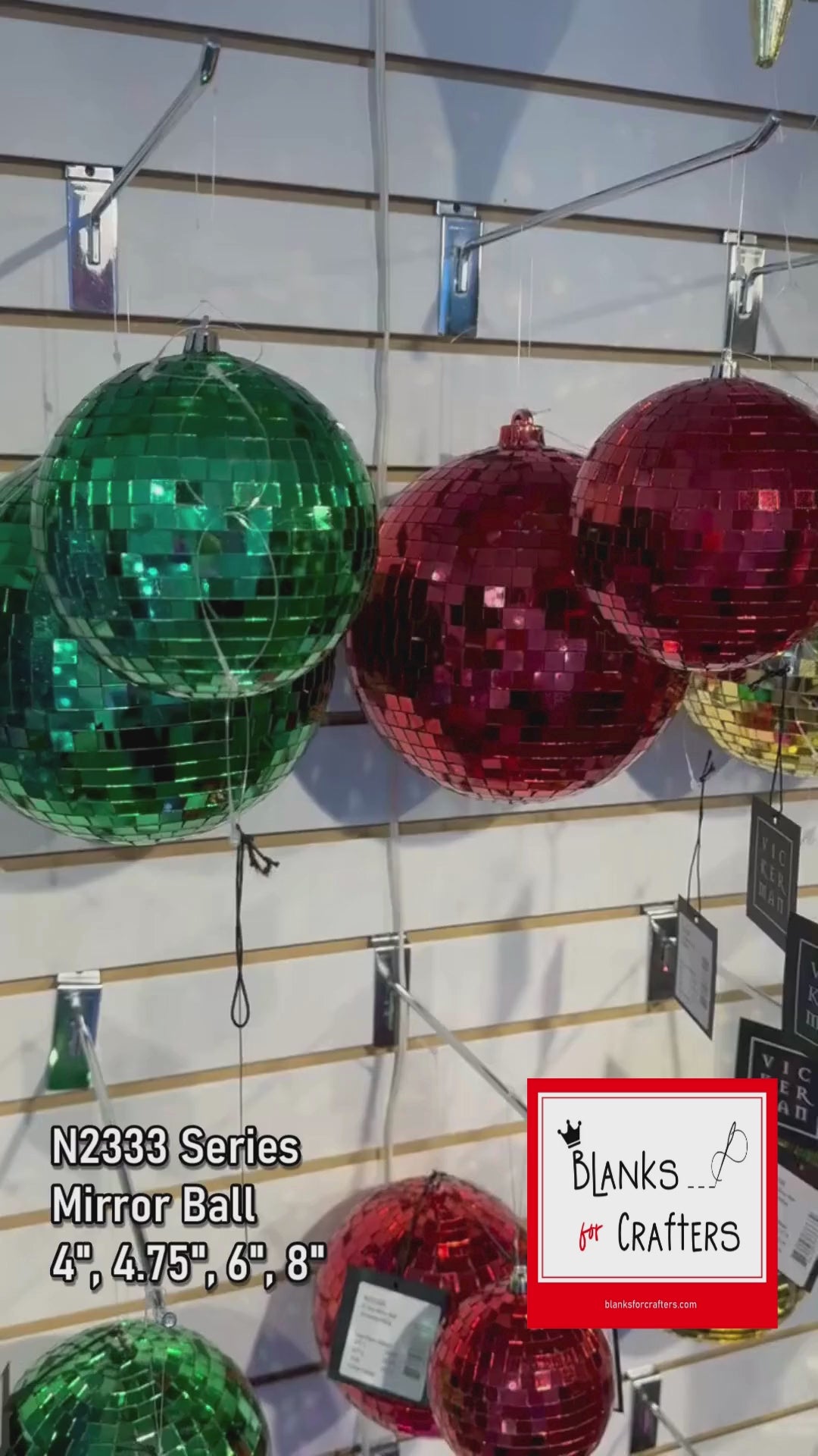 Purple --- Mirror Ball Ornament -- Various Sizes by Vickerman®