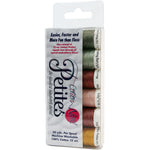 Load image into Gallery viewer, 12 Wt. Cotton Petites Thread, (50 yd. Spools, 6/pack), Rosewood Manor Porch Collection by SULKY
