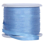 Load image into Gallery viewer, 1/16&quot;  Silk Ribbon, 5 Spool Collection (Slate Blue, Medium Blue, Sapphire Blue, Teal Green &amp; Navy), 10 Yards each
