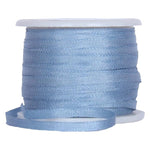Load image into Gallery viewer, 1/16&quot;  Silk Ribbon, 5 Spool Collection (Slate Blue, Medium Blue, Sapphire Blue, Teal Green &amp; Navy), 10 Yards each

